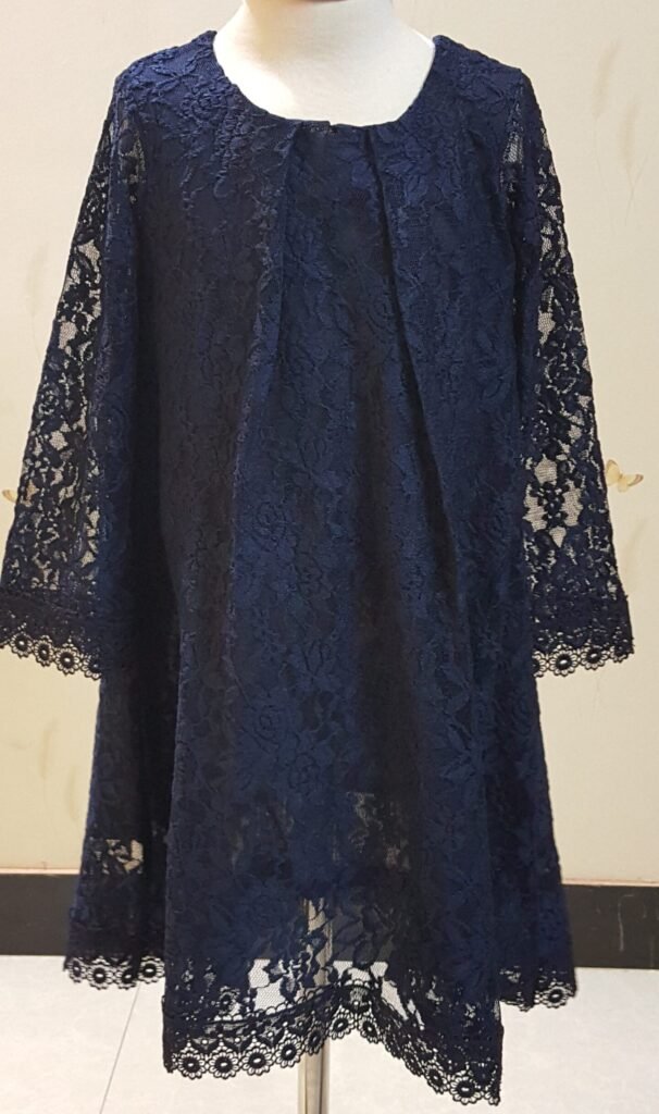 Net Navy Blue Frock