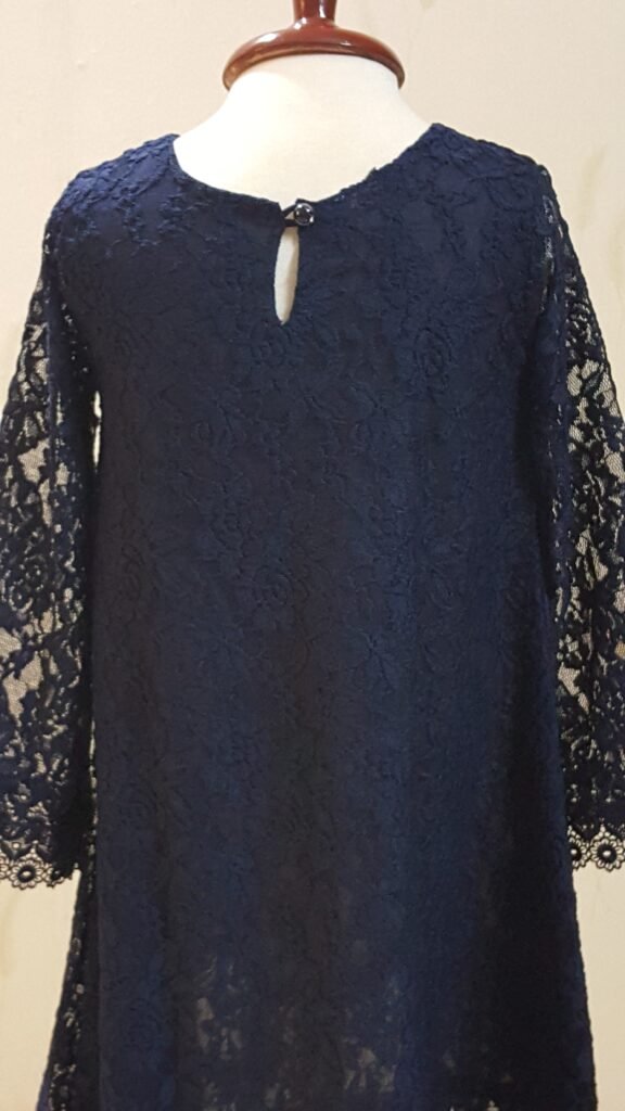 Net Navy Blue Frock