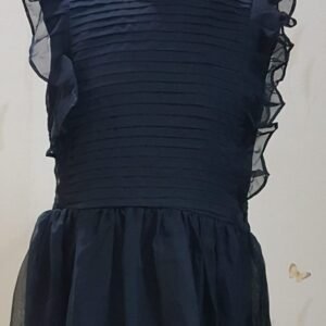 Organza Navy Blue Frock