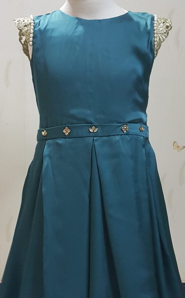 Sea Green Fancy Frock