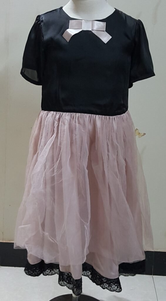 Purple & Black Party Frock