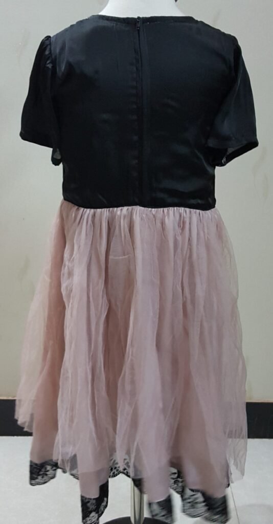 Purple & Black Party Frock