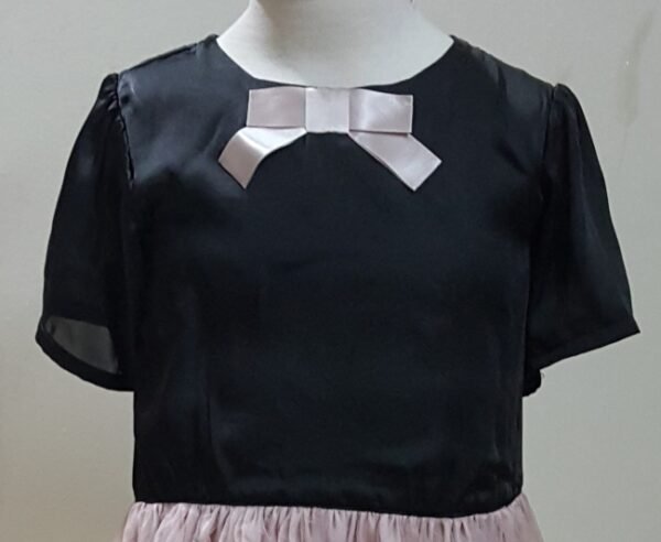 Purple & Black Party Frock - Image 2