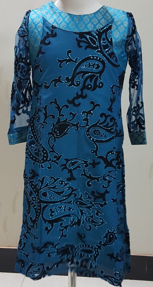 Net Turquoise Blue 3pc Suite - Image 1