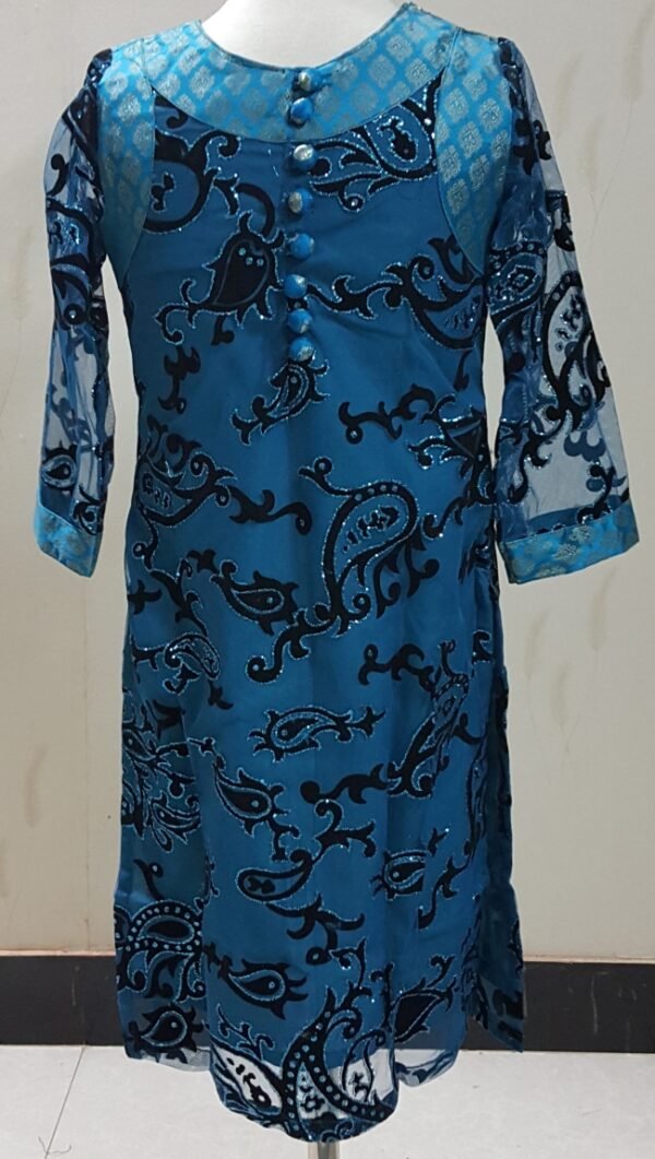 Net Turquoise Blue 3pc Suite - Image 3