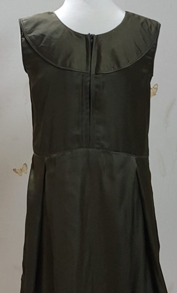 Silk Green Frock - Image 3