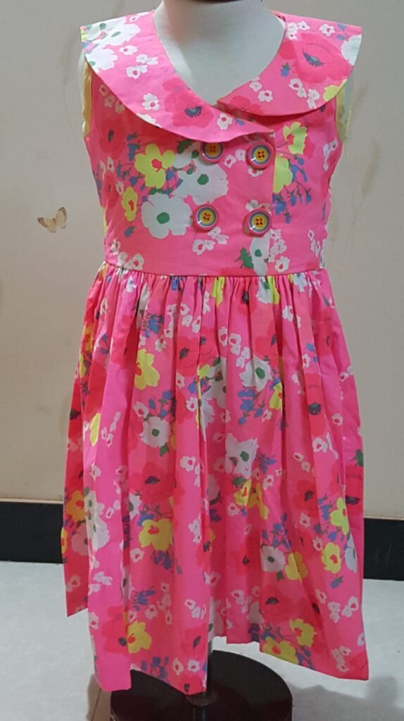 Pink Cotton Frock